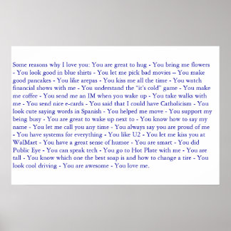 Póster Mi regalo de navidad