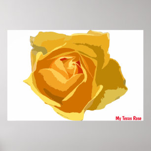 Póster Mi Rosa Poster de Texas