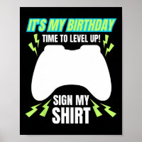Mi Rótulo de cumpleaños mi juego de video de Tee j