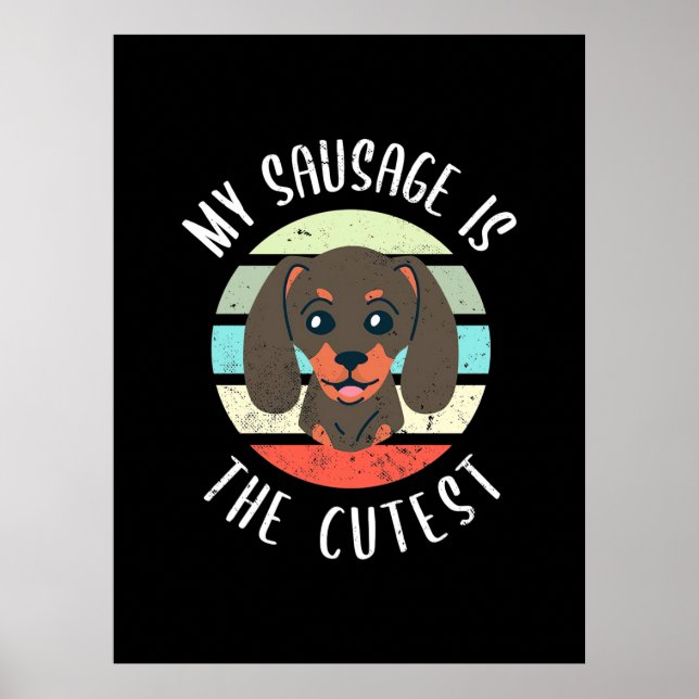 Póster Mi Salchicha Es La Más Cuidadosa (Frente)