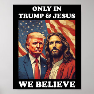 Póster Mi Salvador Trump es mi presidente pro republicano