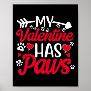 Póster Mi San Valentín tiene un divertido amante del perr