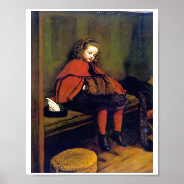 Póster Mi segundo sermón, John Everett Millais (Frente)