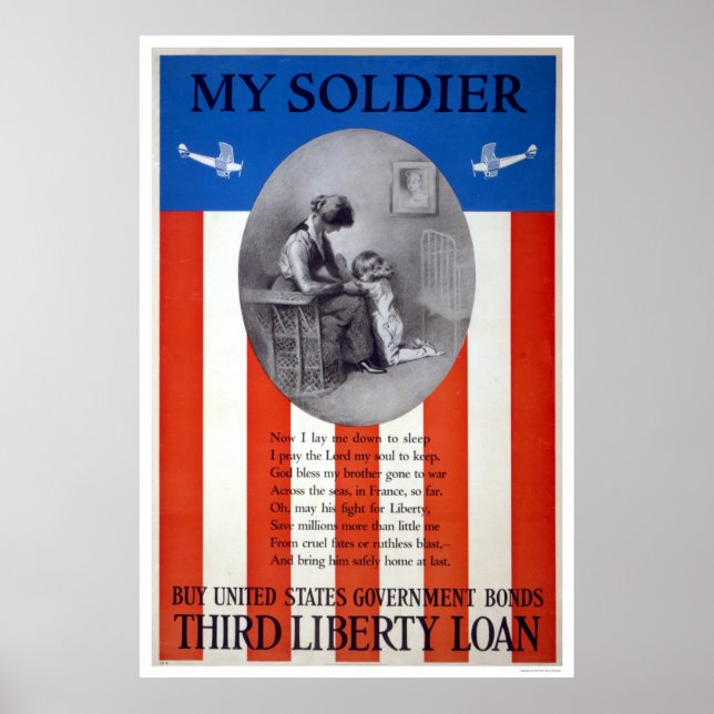 Póster Mi soldado - Compra bonos del gobierno de Estados  (Frente)