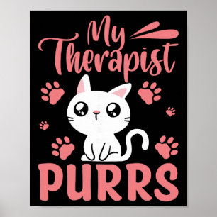 Póster Mi Terapeuta Ronronea _2