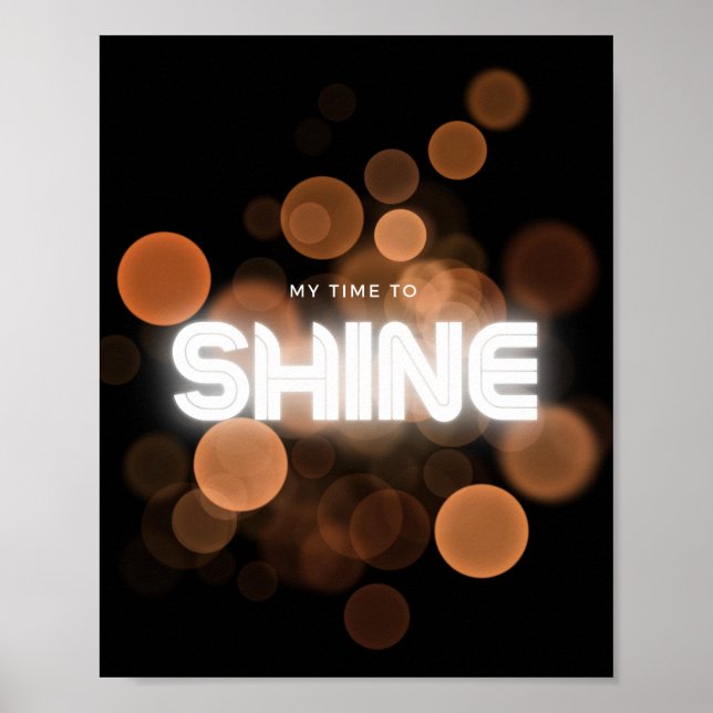 Póster Mi tiempo para brillar (Frente)