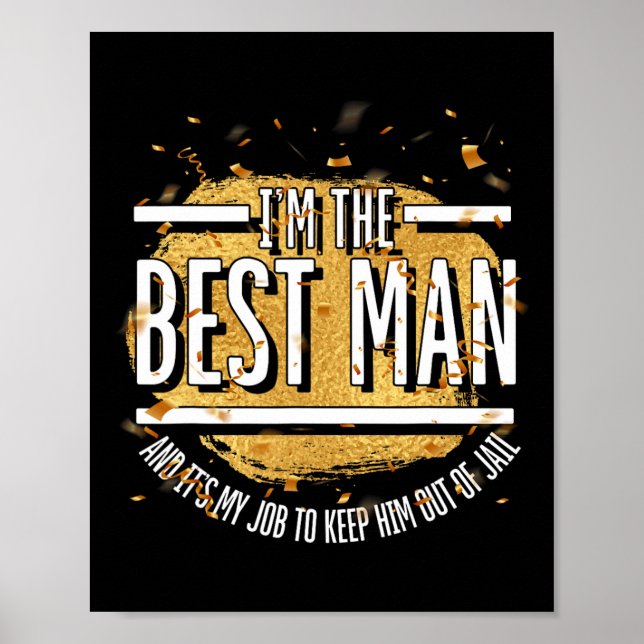 Póster Mi trabajo es mantenerlo fuera de la cárcel Mejor  (Frente)