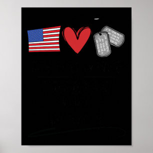Póster Mi veterano favorito es mi papá Día de los Veteran