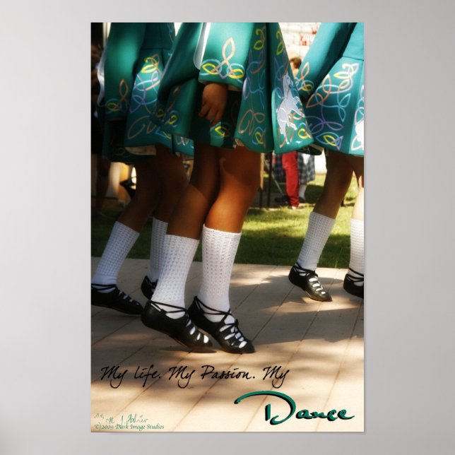 Póster Mi vida, mi pasión, mi papel de baile (Frente)