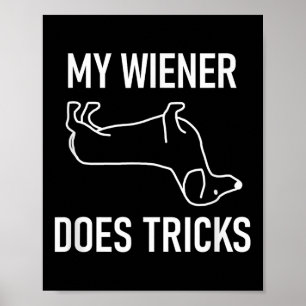 Póster Mi Visera Hace Trucos, Dachshund, Funny, Chistes, 