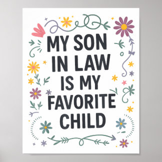 Póster Mi yerno es mi hijo favorito Divertida familia Ma