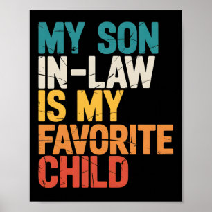 Póster Mi yerno es mi hijo favorito regalos de madre