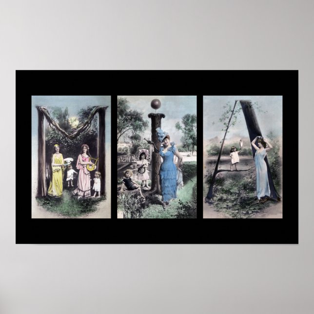 Póster MIA Alphabet Letter Name Art (Frente)