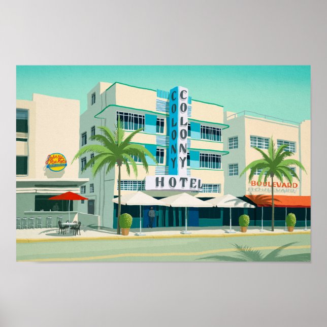 Póster Miami (Frente)