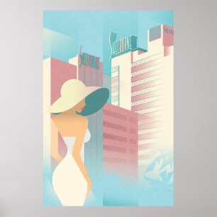 Póster Miami Beach el   Shelborne