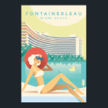 Póster Miami Beach | Fontainbleau<br><div class="desc">Artista: Sergey Serebrennikov</div>