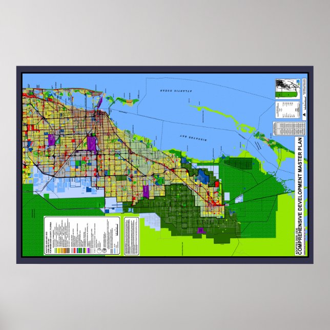 Póster Miami-Dade County Land Use Plan (Frente)