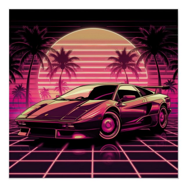 Póster Miami Dreams (Anverso)