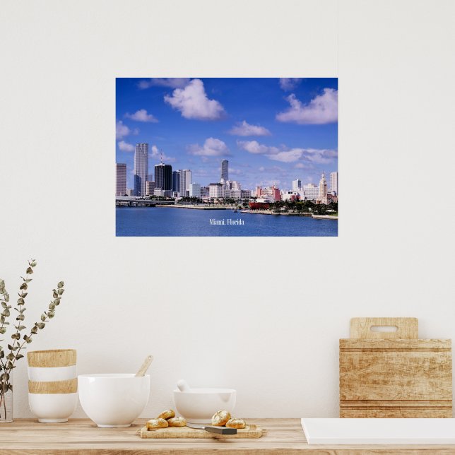Póster Miami, Florida (Cocina)