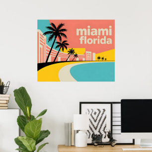 Póster Miami Florida