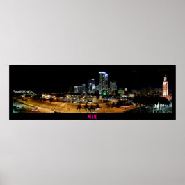 Póster ~Miami Skyline~ POSTER PANORAMA