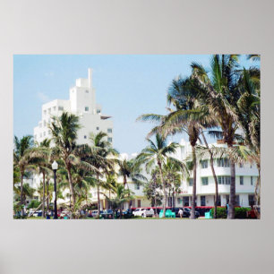 Póster Miami South Beach, Poster de Ocean Drive