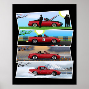 Póster Miata All Season