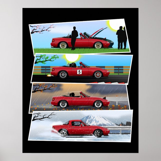 Póster Miata All Season (Frente)