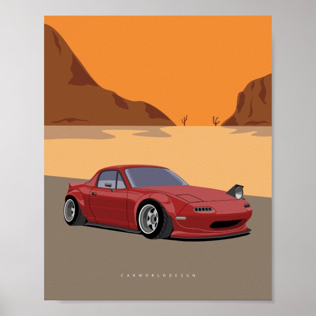 Póster Miata MX5 (Frente)