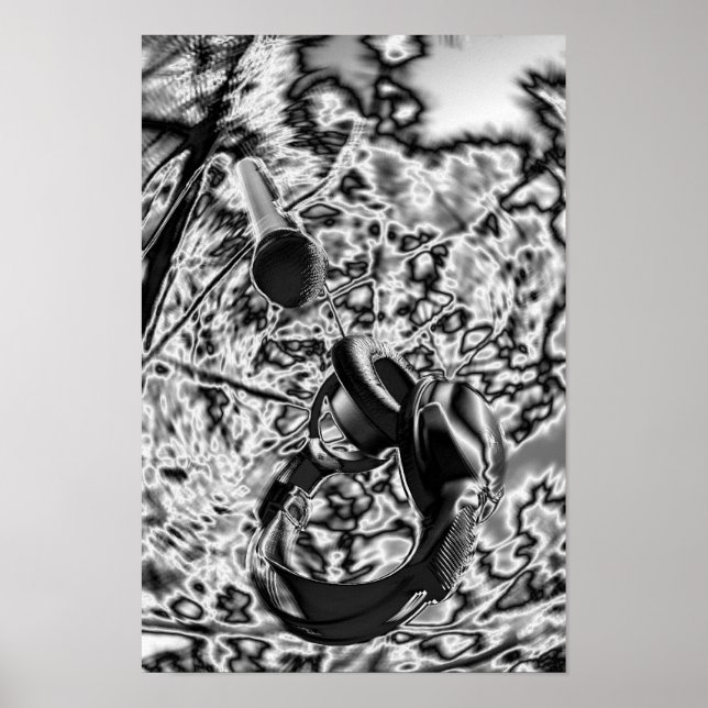 Póster Mic And Headset (Frente)