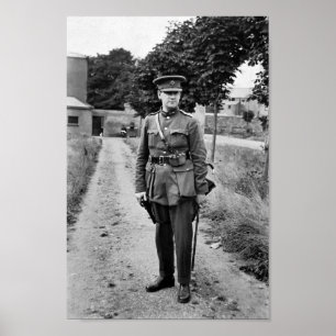 Póster Michael Collins Vestido En Uniforme En 1922