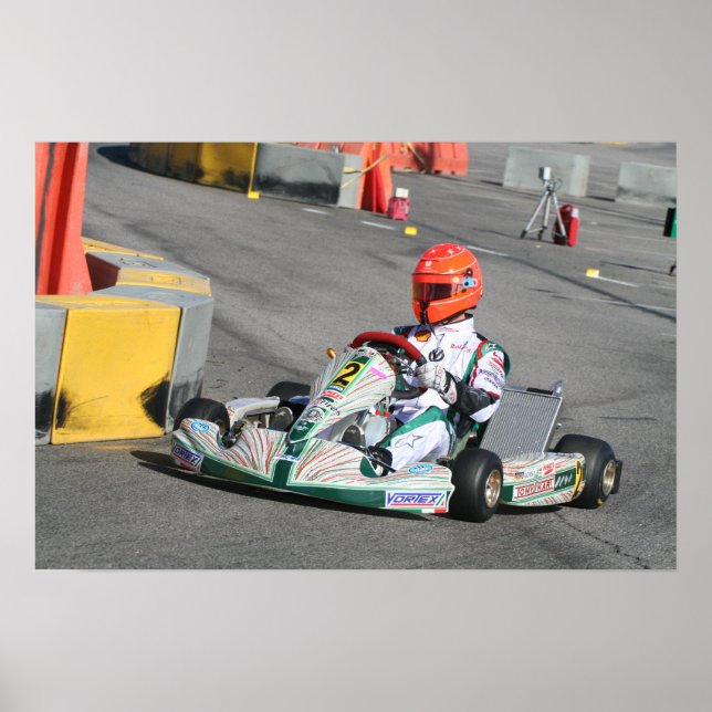 Póster Michael Scumacher supervisa en Las Vegas (Frente)