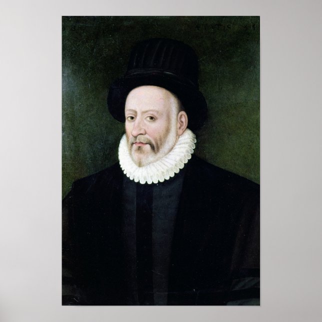 Póster Michel Eyquem de Montaigne (Frente)