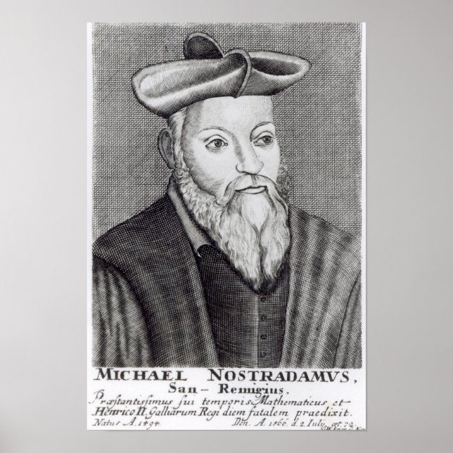 Póster Michel Nostradamus (Frente)