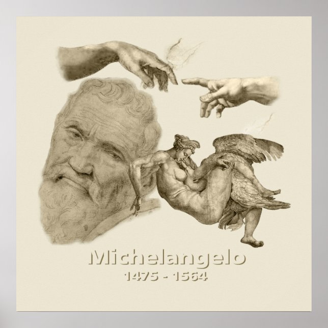 Póster Michelangelo (Frente)