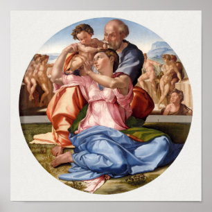 Póster Michelangelo-Doni Tondo