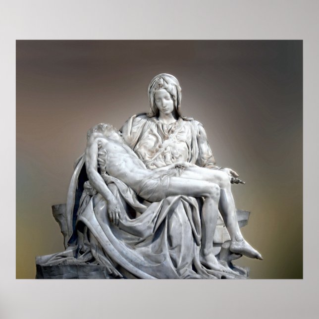 Póster Michelangelo - La Pieta (Frente)