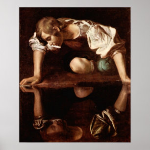 Póster Michelangelo Merisi da Caravaggio-Narcissus