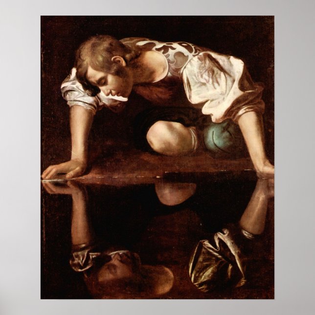 Póster Michelangelo Merisi da Caravaggio-Narcissus (Frente)