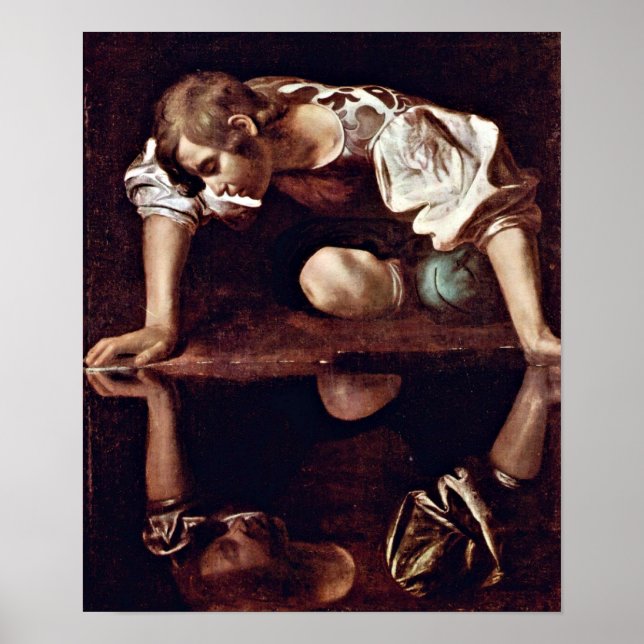 Póster Michelangelo Merisi da Caravaggio - Narcissus (Frente)