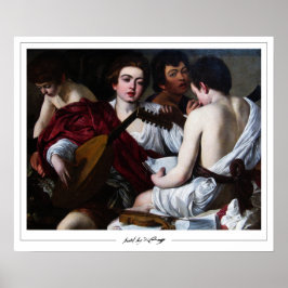 Póster Michelangelo Merisi da Caravaggio Zedign Art Poste