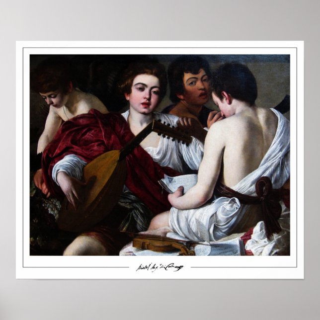 Póster Michelangelo Merisi da Caravaggio Zedign Art Poste (Frente)