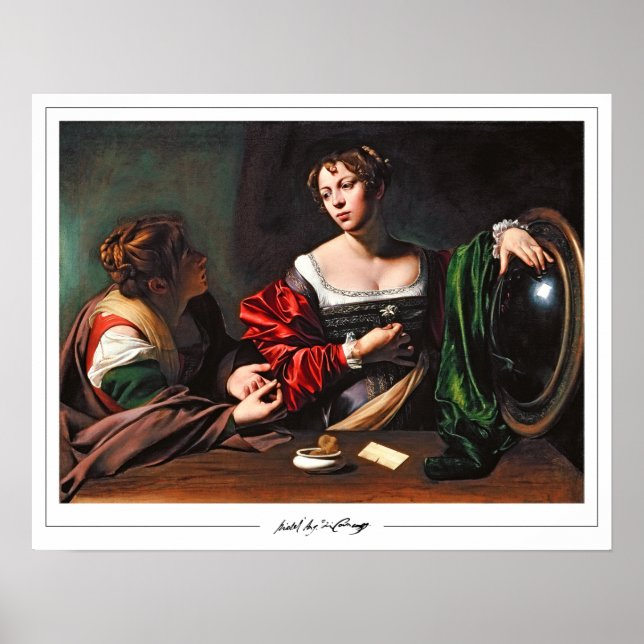Póster Michelangelo Merisi da Caravaggio Zedign Art Poste (Frente)