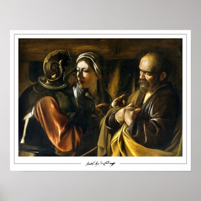 Póster Michelangelo Merisi da Caravaggio Zedign Art Poste (Frente)