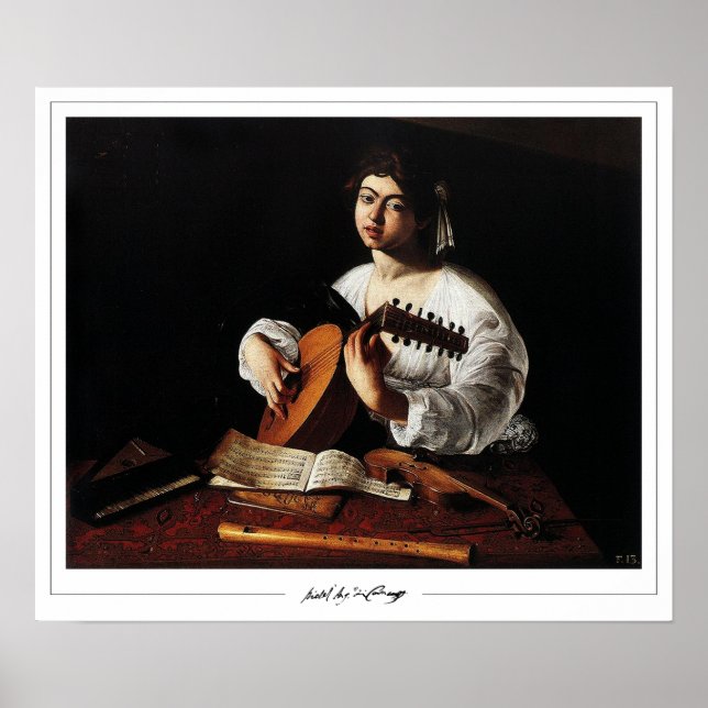 Póster Michelangelo Merisi da Caravaggio Zedign Art Poste (Frente)