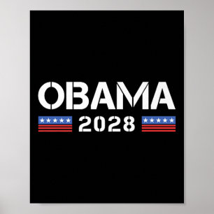 Póster Michelle Barack Obama Para El Presidente 28 2028 4
