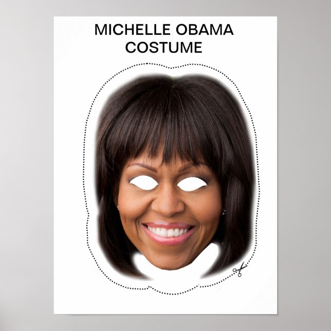 Póster Michelle Obama Costume (Frente)