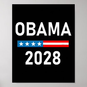 Póster Michelle Obama para el presidente Obama 2028