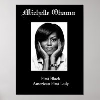 MICHELLE OBAMA PRIMERA poster DE LA PRIMERA DAMA N