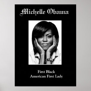 Póster MICHELLE OBAMA PRIMERA poster DE LA PRIMERA DAMA N